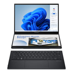 PC Portable Asus Zenbook Duo UX8406MA / Ultra 7 155H / 32 Go / 1 To SSD / Windows 11 Pro / Noir