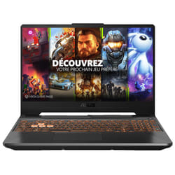 Pc portable Gamer ASUS TUF506HC-HN085W ,I5-11400H, 8Go,RTX3050, écran 15.6" 144Hz