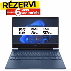 PC Portable Gamer HP Victus 15-fb2001nk AMD RYZEN 7 8Go RTX 3050
