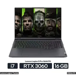 PC Portable Gamer LENOVO Légion 5 Pro 16IAH7H i7 12è Gén 16 Go RTX 3060