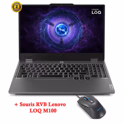 PC Portable Gamer LENOVO LOQ 15IAX9 i5 12è Gén 16G RTX 2050
