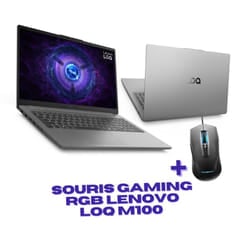 PC Portable Gamer Lenovo LOQ 15IAX9E / i5-12450HX / RTX 2050 4G / 16 Go DDR5 / 512 Go SSD / Windows 11 Pro / Gris