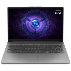 Lenovo LOQ 15IAX9E Intel® Core™ i7 i7-12650HX Ordinateur portable 39,6 cm (15.6") Full HD 16 Go DDR5-SDRAM 512 Go SSD NVIDIA GeForce RTX 4050 Wi-Fi 6 (802.11ax) Français Gris