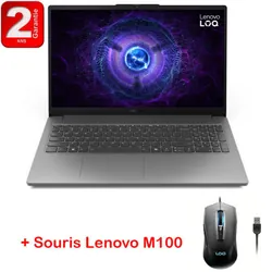Pc Portable Gamer Lenovo LOQ 15IAX9E i7 12Gén 32 Go 512 Go SSD