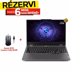 PC Portable Gamer LENOVO LOQ 15IRX9 i7 13ème Gén 24G RTX3050