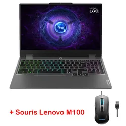 Pc Portable Gamer Lenovo LOQ 15IRX9 i7 13Gén 48 Go 512 Go SSD