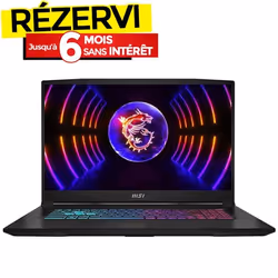 PC Portable Gamer MSI KATANA 17 B13UDXK i7 13è Gén 8Go RTX 3050
