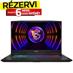 PC Portable Gamer MSI KATANA 17 B13UDXK i7 13è Gén 8Go RTX 3050