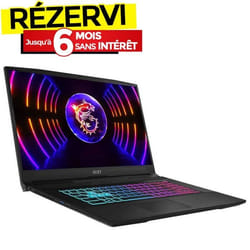 PC Portable Gamer MSI KATANA 17 B13VFK i7 13è Gén 16Go RTX 4060