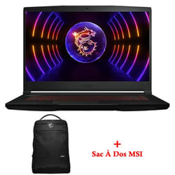 PC Portable Gamer MSI Thin GF63 12UCX i5 12è Gén 16Go RTX 2050