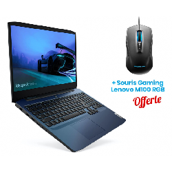 Pc portable LENOVO Gaming 3 R5-4600H, écran 15.6", Blue, GTX 1650TI-16