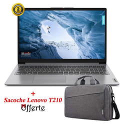 PC Portable LENOVO IdeaPad 1 15IAU7 i3 12ème Gén 12Go 512Go SSD - Gris