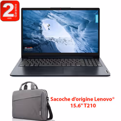 Pc Lenovo IdeaPad 1 15IAU7 - Ecran : 15.6" FHD (1920x1080) IPS 220 nits - Processeur : Intel Core i3-1215U (Up to 4.4 GHz, 10 ...