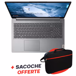 Pc Portable Lenovo IdeaPad 1 15IJL7 / Celeron N4500 / 8 Go / 256 Go SSD / Gris Avec