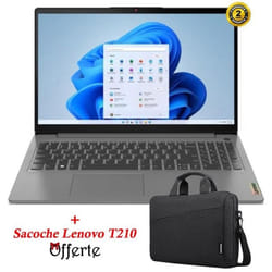 PC Portable LENOVO IdeaPad 3 15IAU7 i3 12è Gén 16G 256Go SSD - Gris