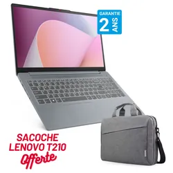 Pc Portable Lenovo IdeaPad Slim 3 15ABR8 / Ryzen 7 7730U / 16 Go / 512 Go SSD / Gris