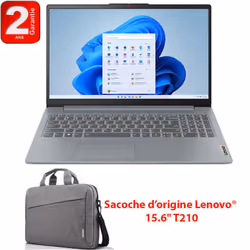 Pc Portable Lenovo IdeaPad Slim 3 15IRH8 - Ecran : 15,6" FHD (1920 x 1080) TN 220 nits antireflet - Processeur : Intel Core i ...