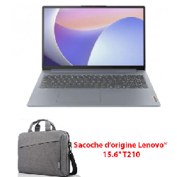 Pc Portable Lenovo IdeaPad Slim 3 15IRU8 i3 13Gén 8Go 256Go SSD Gris