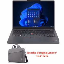 Ecran : 14" WUXGA (1 920 x 1 200) IPS 300 nits antireflet, 45 % NTSC - Processeur : Intel Core i7-1355U (3.5 GHz up to 5.0 GH ...