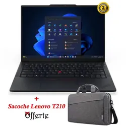 PC Portable LENOVO ThinkPad E14 Gen 7 Ultra 5 225U 24 Go 512 Go SSD - Noir