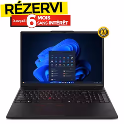 PC Portable LENOVO ThinkPad P16s Gen 3 Ultra 7 155H 16G 512Go SSD - Noir