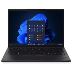 Lenovo ThinkPad T14 Gen 6 (Intel) Intel Core Ultra 7 255U Ordinateur portable 35,6 cm (14") WUXGA 16 Go DDR5-SDRAM 1 To SSD Wi-Fi 6E (802.11ax) Windows 11 Pro Français Noir