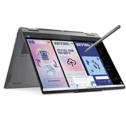 Lenovo Yoga 7 2-in-1 14ILL10 Copilot+ PC Intel Core Ultra 7 258V Hybride (2-en-1) 35,6 cm (14") Écran tactile 2.8K 32 Go LPDDR5x-SDRAM 1 To SSD Wi-Fi 7 (802.11be) Windows 11 Home Français Gris
