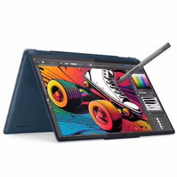 Pc Portable Lenovo Yoga 7 2en1 - Ecran : 14" FHD (2880 x 1800 pixels) OLED Tactile - Processeur : Intel Core Ultra 7 155H (up ...