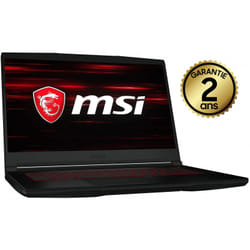 Pc portable MSI Gaming GF63 Thin 10SCXR / i5 10è Gén / 8 Go