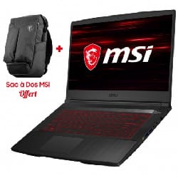 PC PORTABLE MSI GAMING GF65 THIN 10UE / I7 10È GÉN / 16 GO