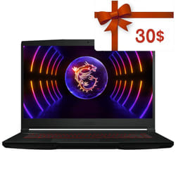 Pc Portable MSI Gaming Thin GF63 i5 12Gén 16Go 512Go SSD RTX 3050 6 Go - Noir