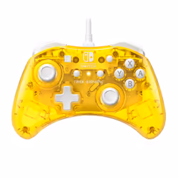 PDP Rock Candy, Manette de jeu, Nintendo Switch, Avec fil, USB, Jaune, Polycarbonate (PC)