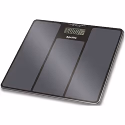 Pèse Personne Électronique APRILLA - Capacité maximale: 150 kg - Graduation: 100gr - Alimentation: Pile - Écran LCD -  Arrêt ...