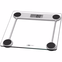 Pèse personne Clatronic PW3368 - Unité de mesure en kg, lb, st (commutable) - Plage de mesure allant jusqu'à 150 kg - Arrêt a ...