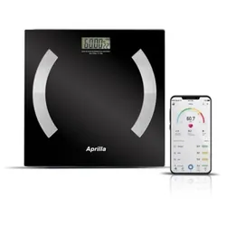 Pése Personne Intelligent APRILLA ABS-1081-BT 180 Kg - Noir