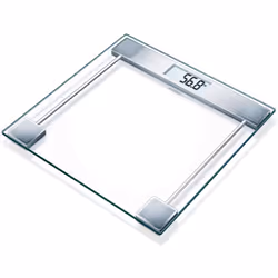 - Pèse Personne en Verre - Charge Max 150 kg - Surface d’appui : 30 x 30 cm - Taille de chiffres 25 mm - Arrêt automatique/dé ...