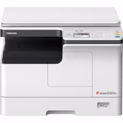 Photocopieur Multifonction monochrome Toshiba e-Studio 2303AM - Format  A4/A3 - Tout en un: Impression, Copie, Scan couleur e ...