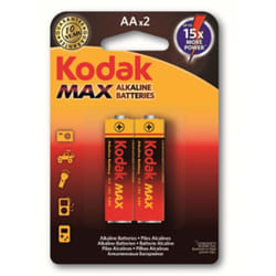 Piles KODAK Max AlKaline LR06 AA B2