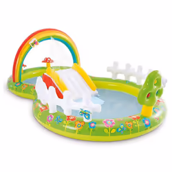 Piscine Gonflable Intex Avec Toboggan Pour Enfants