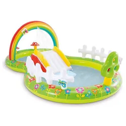 Piscine Gonflable Intex Avec Toboggan Pour Enfants