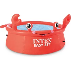 Piscine Gonflable Intex Easy Set Rouge