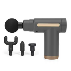 Pistolet de Massage Musculaire Sans Fil - Gris