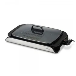 Plancha Grill Électrique LIVOO DOC321 avec couvercle 2000W - Noir