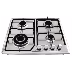 Plaque de Cuisson à Gaz 4 feux Inox STAR ONE ST-614