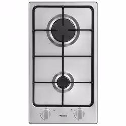 Plaque A Gaz Premium - Nombre de feux : 2 Feux - Largeur : 30 CM - Grille en Fonte - Chapeaux Brûleurs en Fonte - Allumage In ...