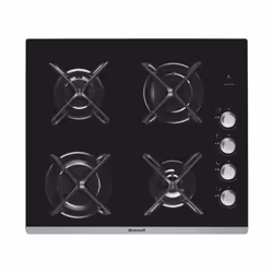 Plaque de cuisson Brandt BPG6414B 4 Feux 60 cm - Noir