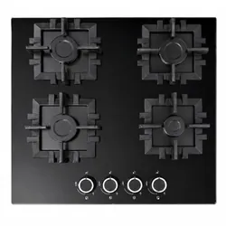 Plaque de Cuisson Condor HGBF-126040 4 Feux 60Cm Noir