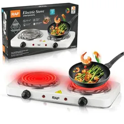 Plaque De Cuisson Électrique Raf R.8020B 2000W Blanc