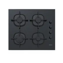 Plaque de Cuisson Encastrable 4 Feux 60cm Noir SILVERLINE CS5343B01