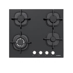 Plaque de Cuisson Encastrable 4 Feux 60cm Noir SILVERLINE CS5407B01